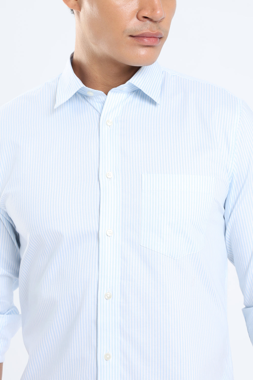 The Blue Stripes Giza Cotton Shirt