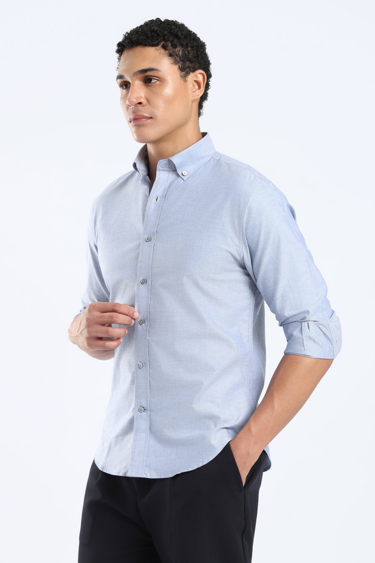 The Classic Blue Oxford Cotton Shirt