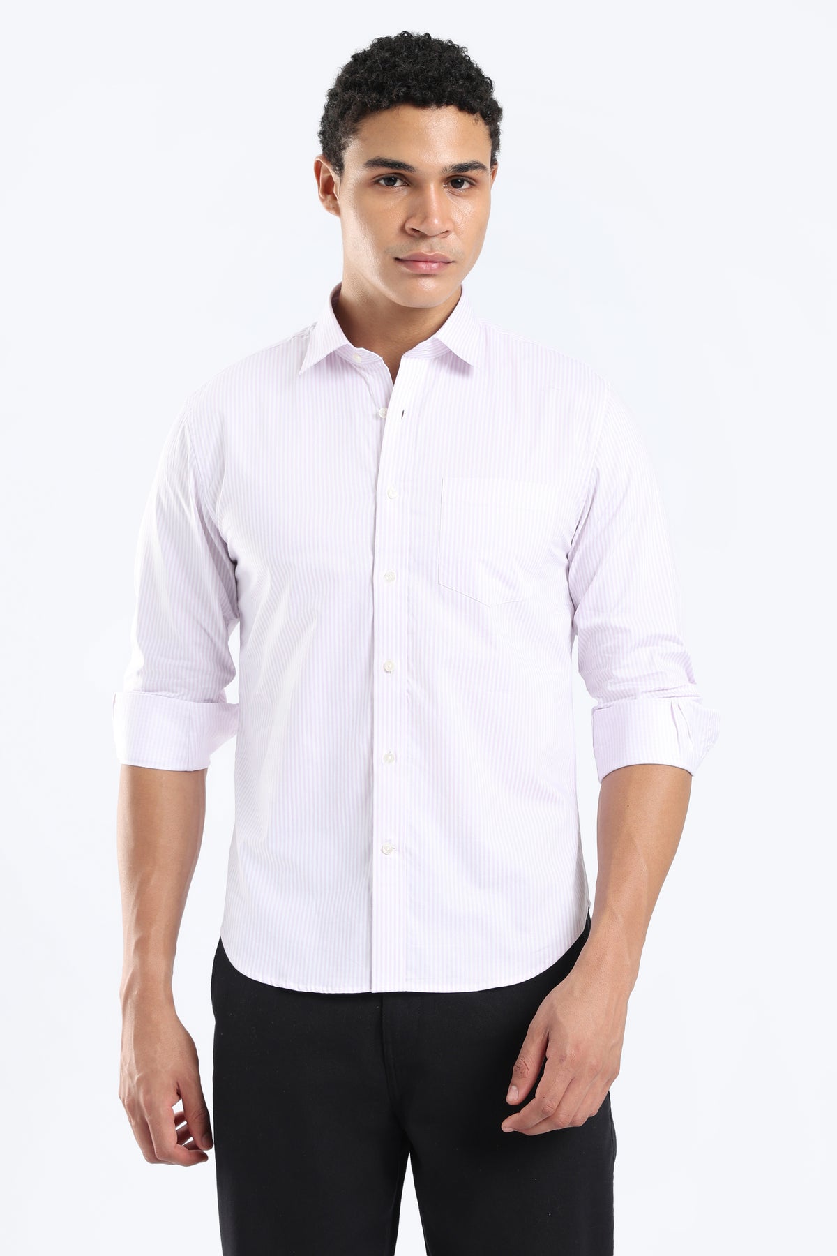 The Pink Stripes Giza Cotton Shirt