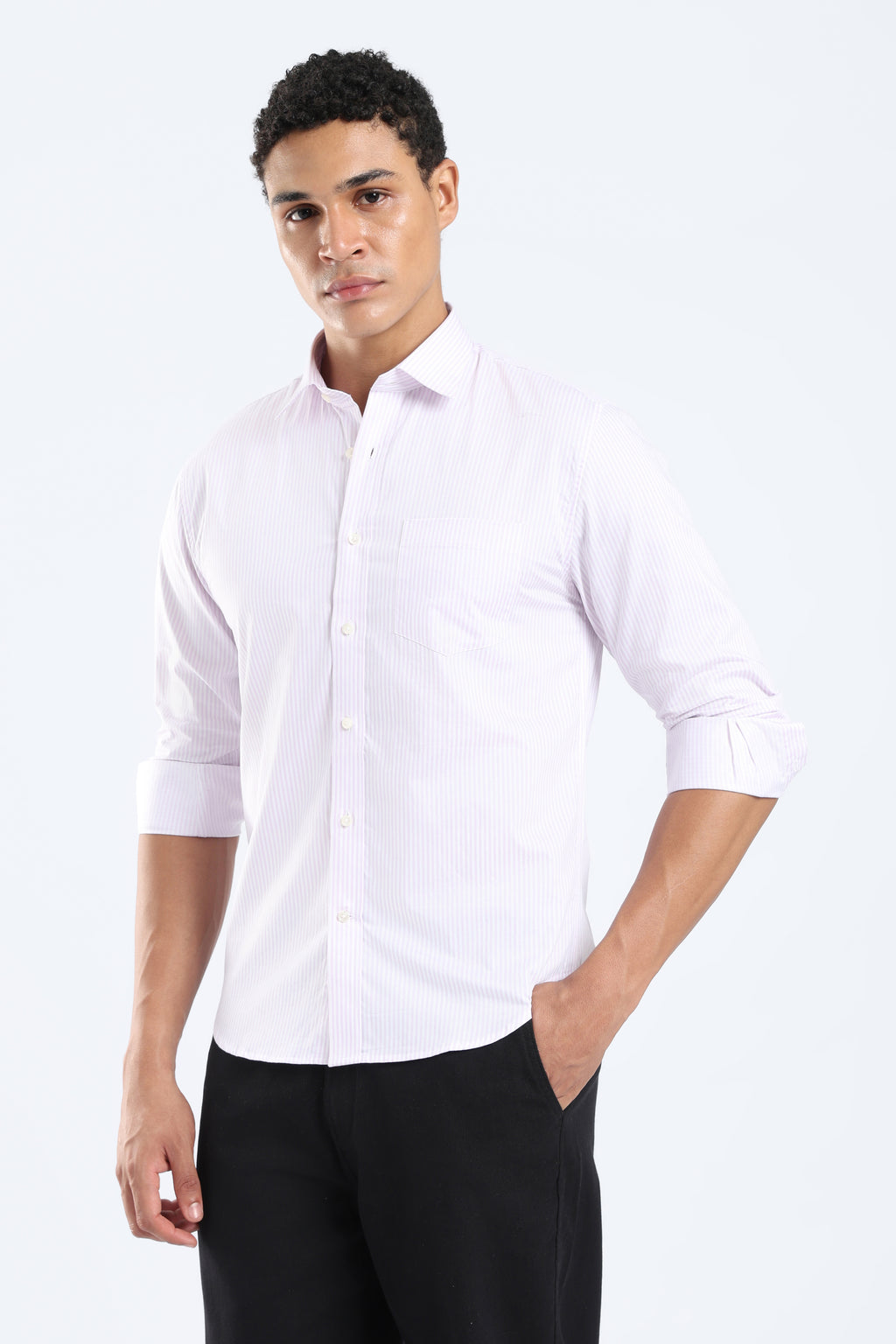 The Pink Stripes Giza Cotton Shirt