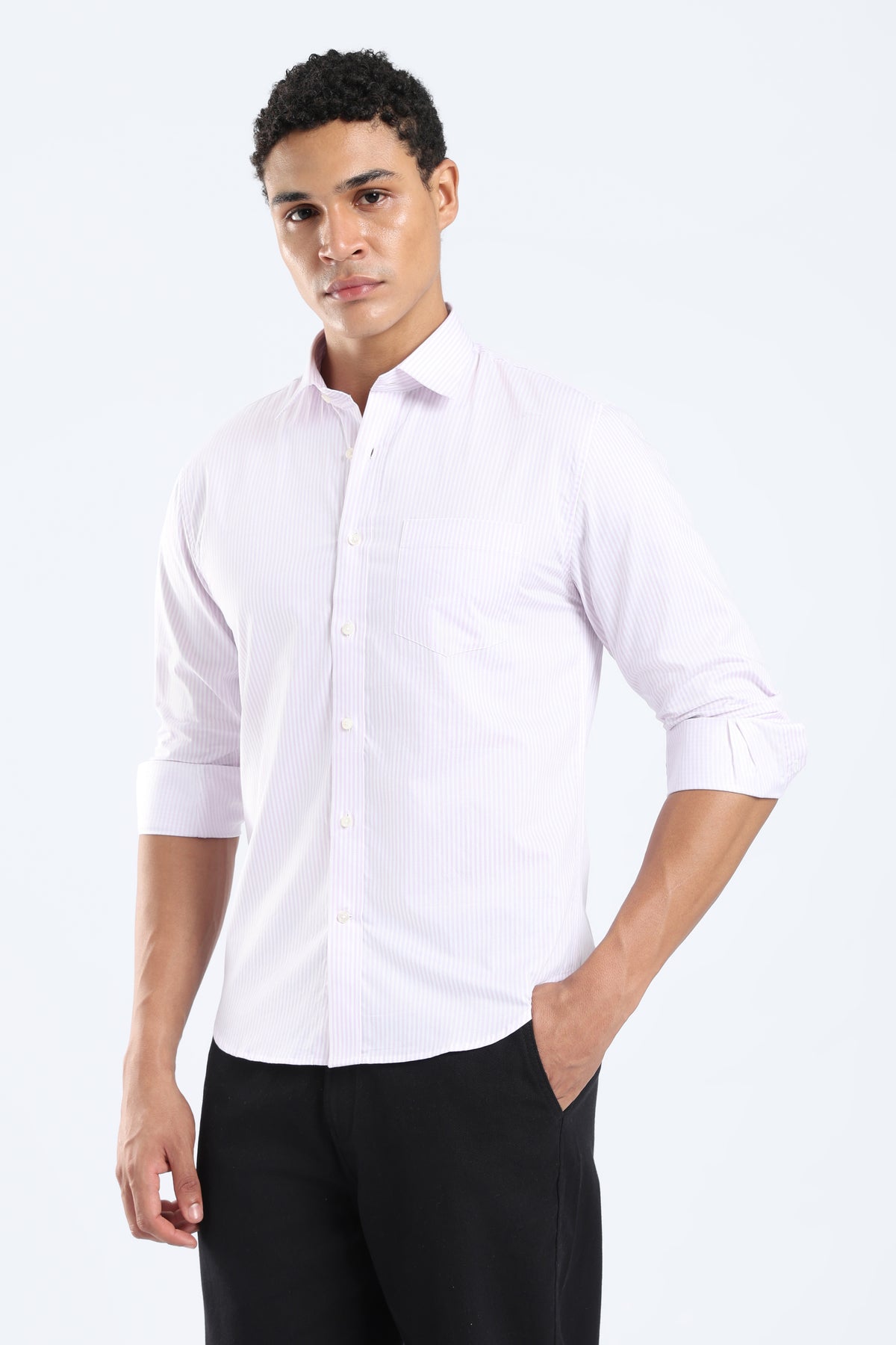 The Pink Stripes Giza Cotton Shirt