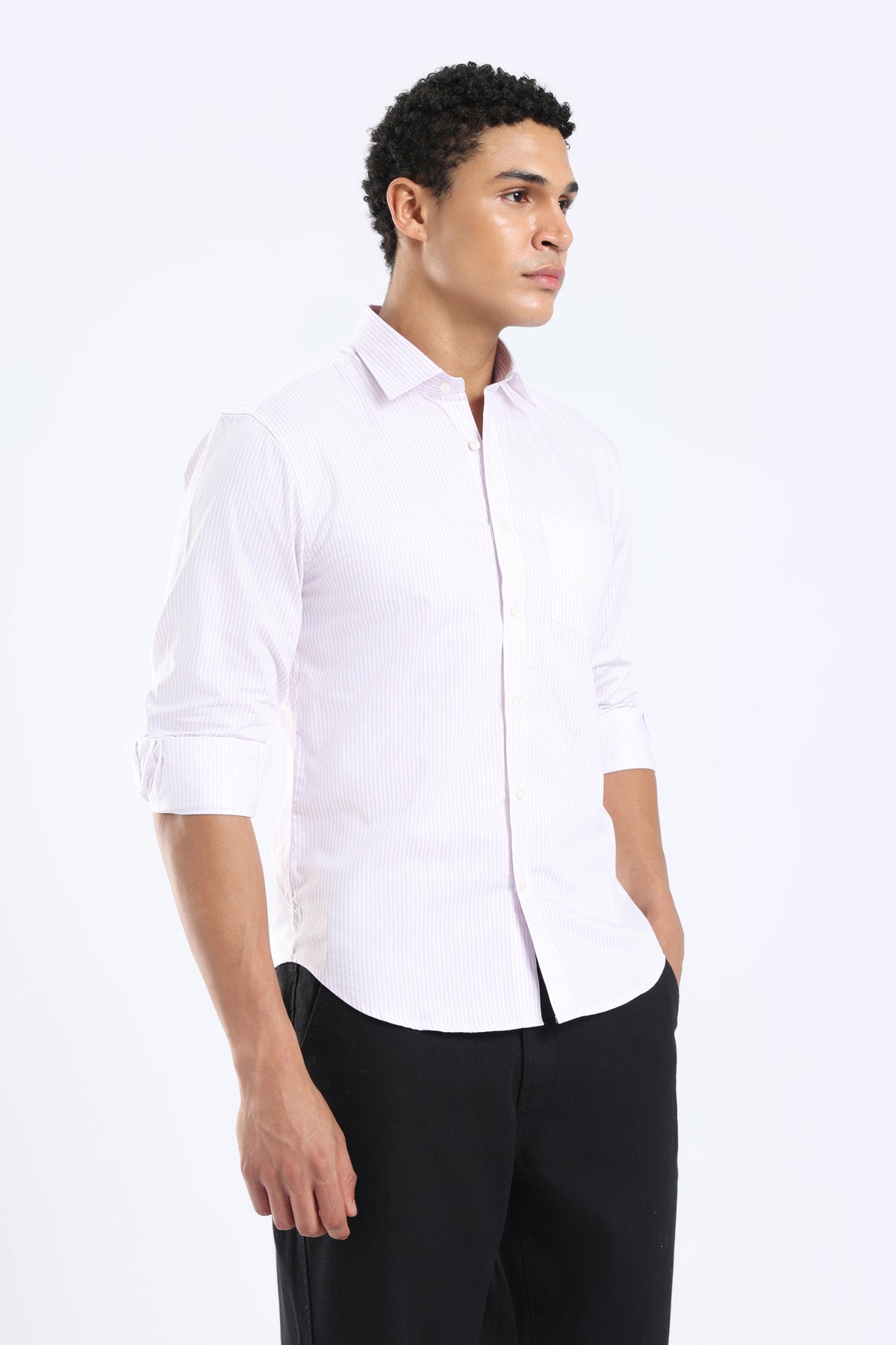 The Pink Stripes Giza Cotton Shirt