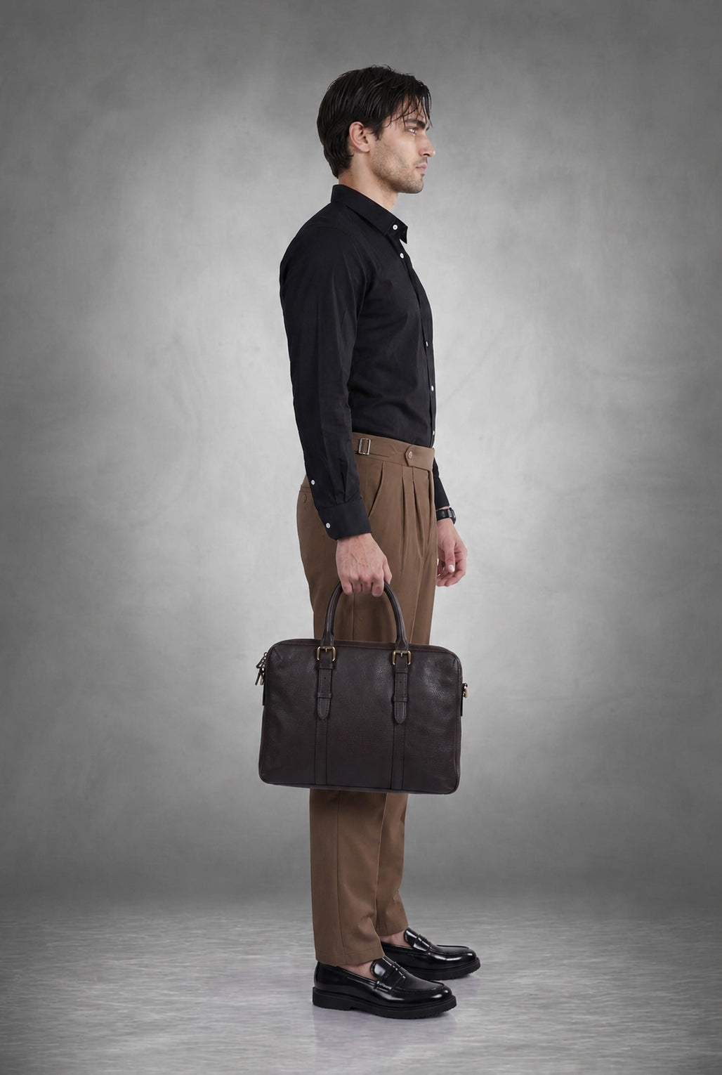 Vintage Tobacco Tailored Trousers