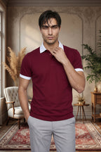 Imperial Ruby Luxe Cotton Polo