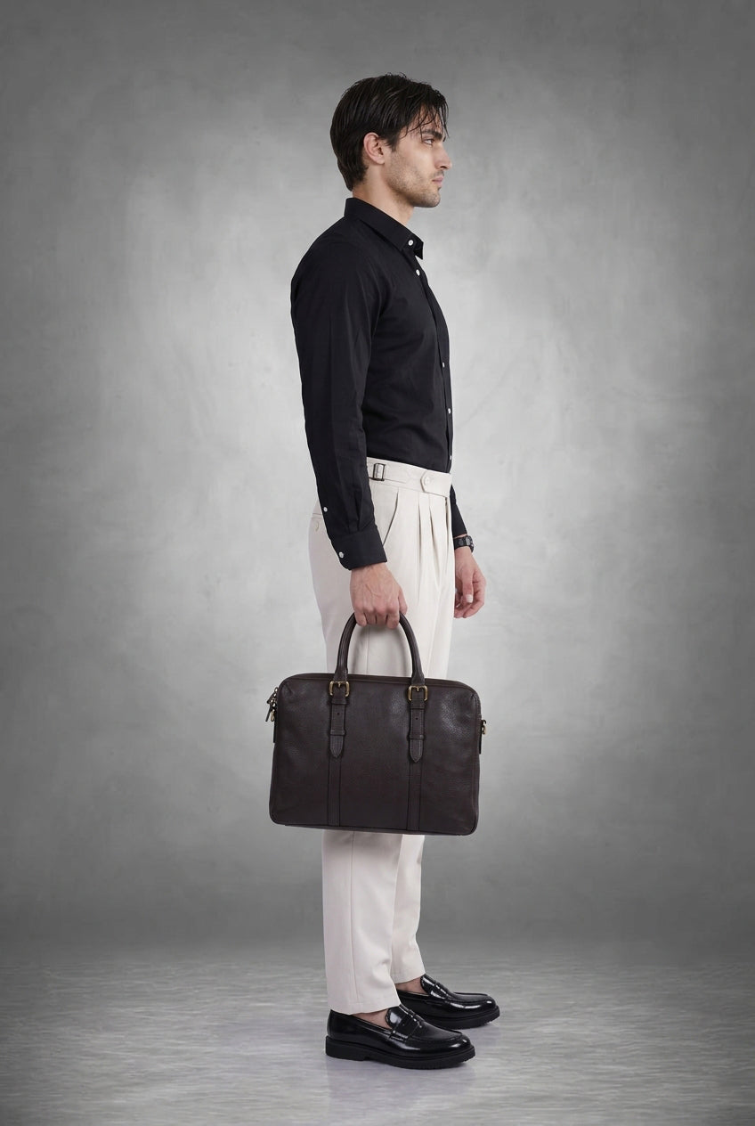 Natural Ecru Tailored Trousers