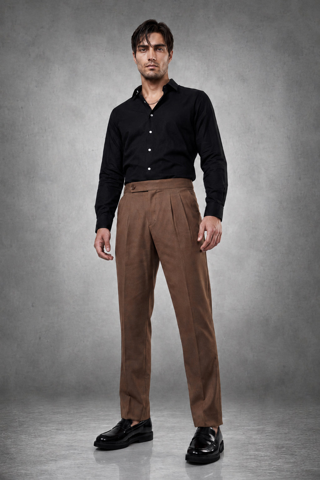 Vintage Tobacco Tailored Trousers