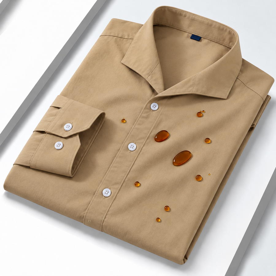 Men's Lapel collar shirt - Beige