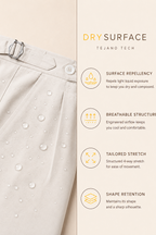 Textile product with Tejano Tech features on a beige background