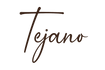 The word 'Tejano' written in dark brown cursive script on a plain white background.
